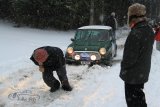 Schneegestöber Rallye