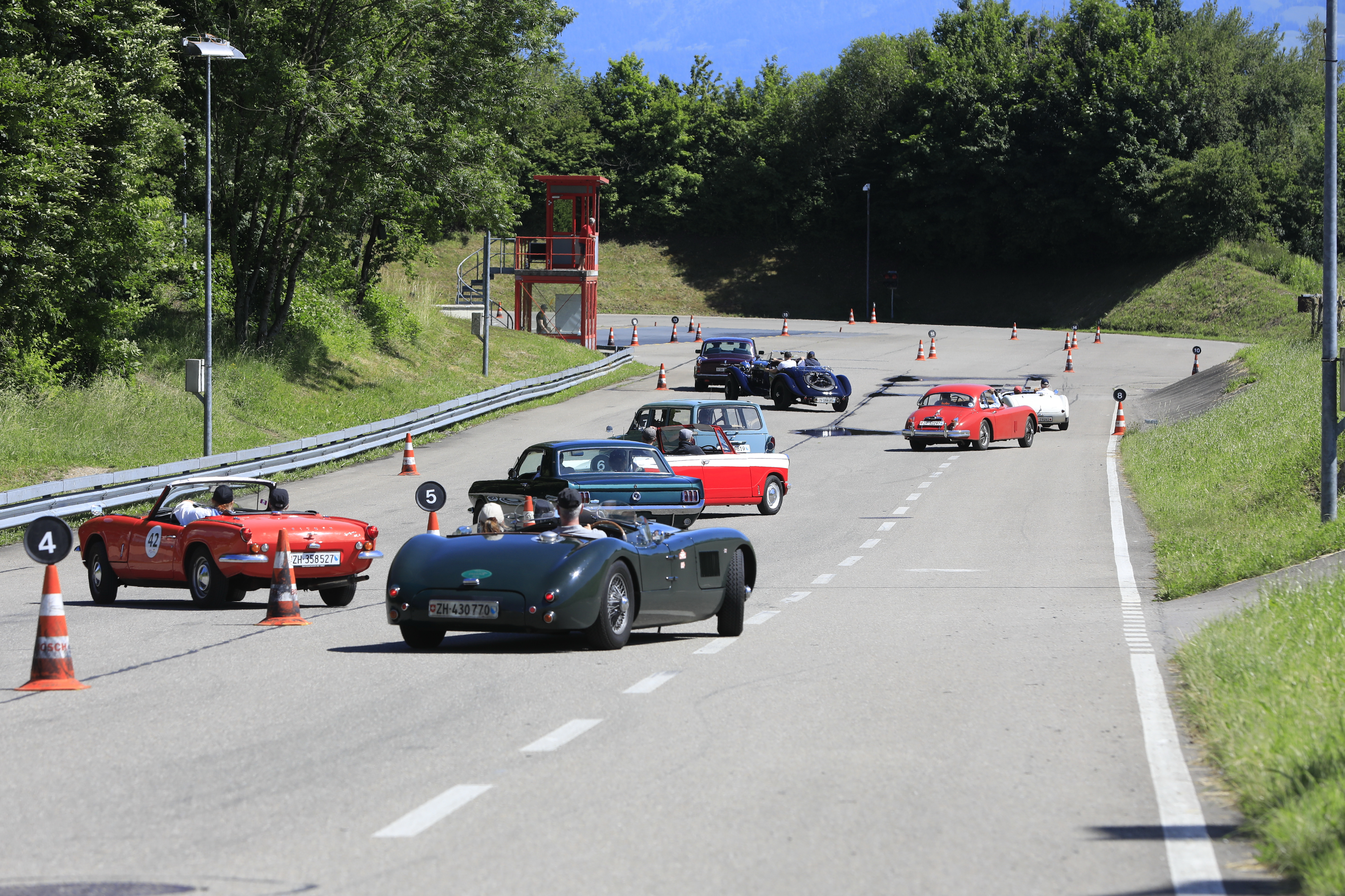 Oldies im Parcours