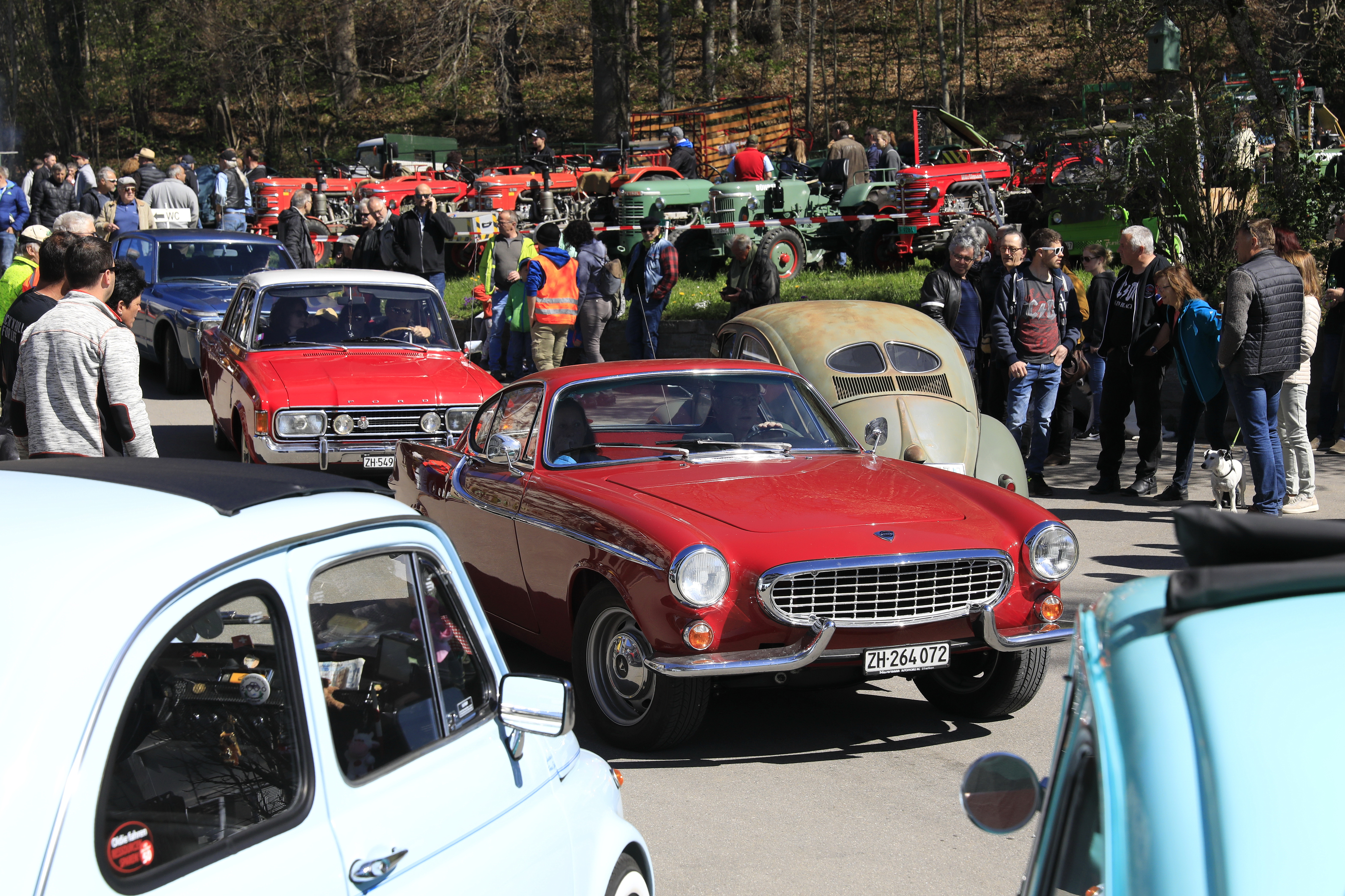 roter Oldtimer
