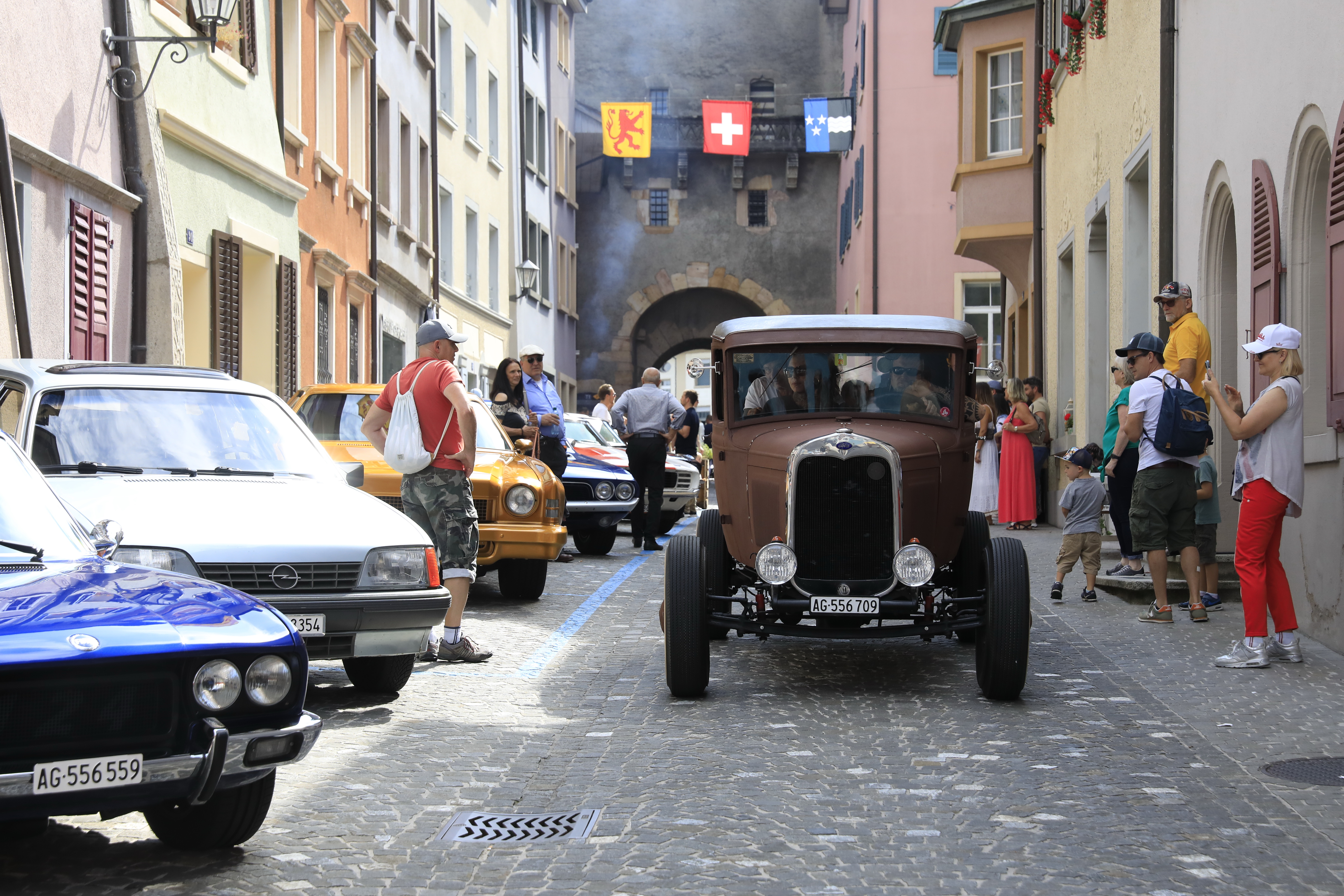 Oldtimer in Laufenburgs Gassen
