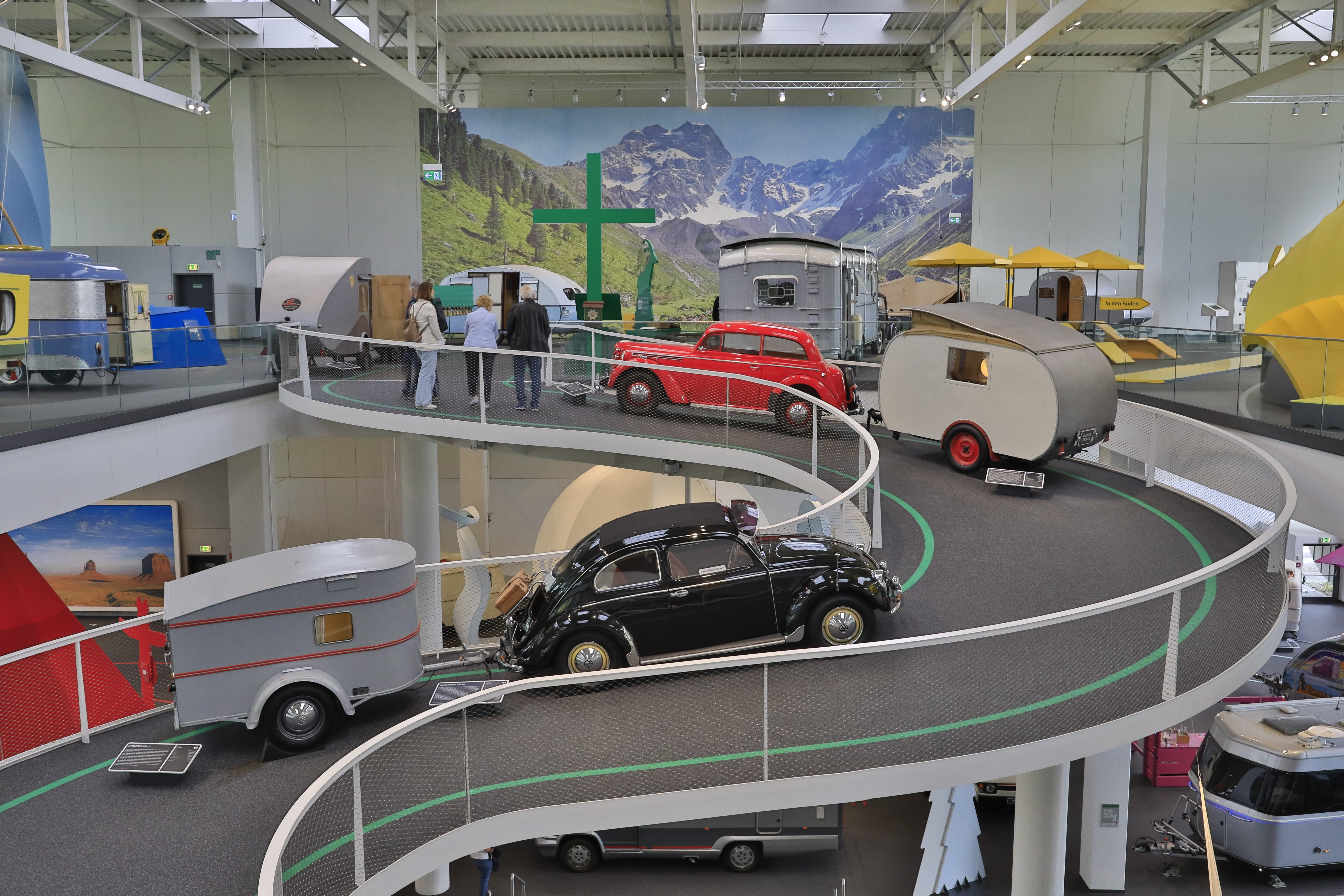 Oldtimer Camper Ausfahrt Ausstellung
