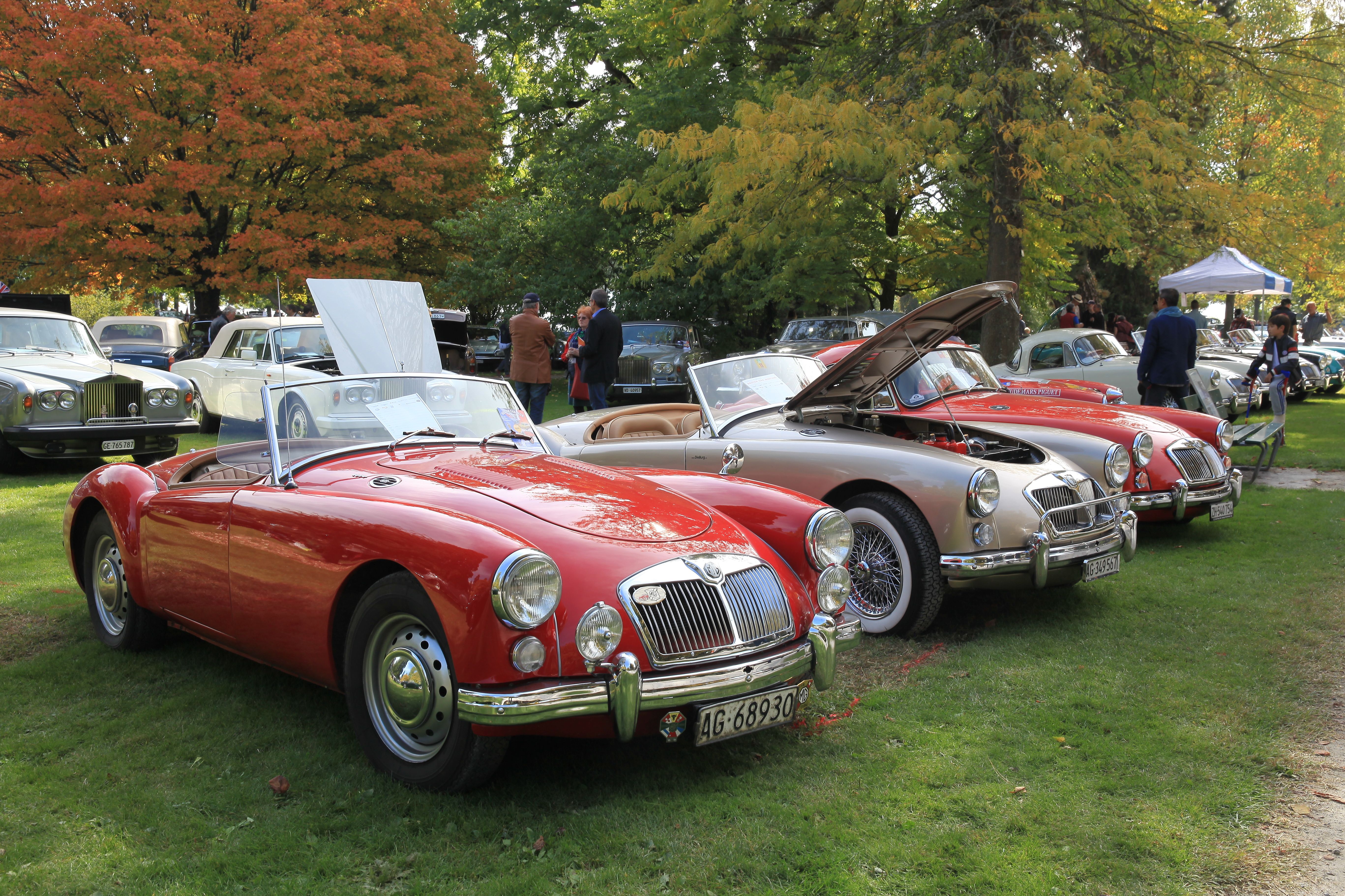 Swiss Classic British Car Meeting Morges