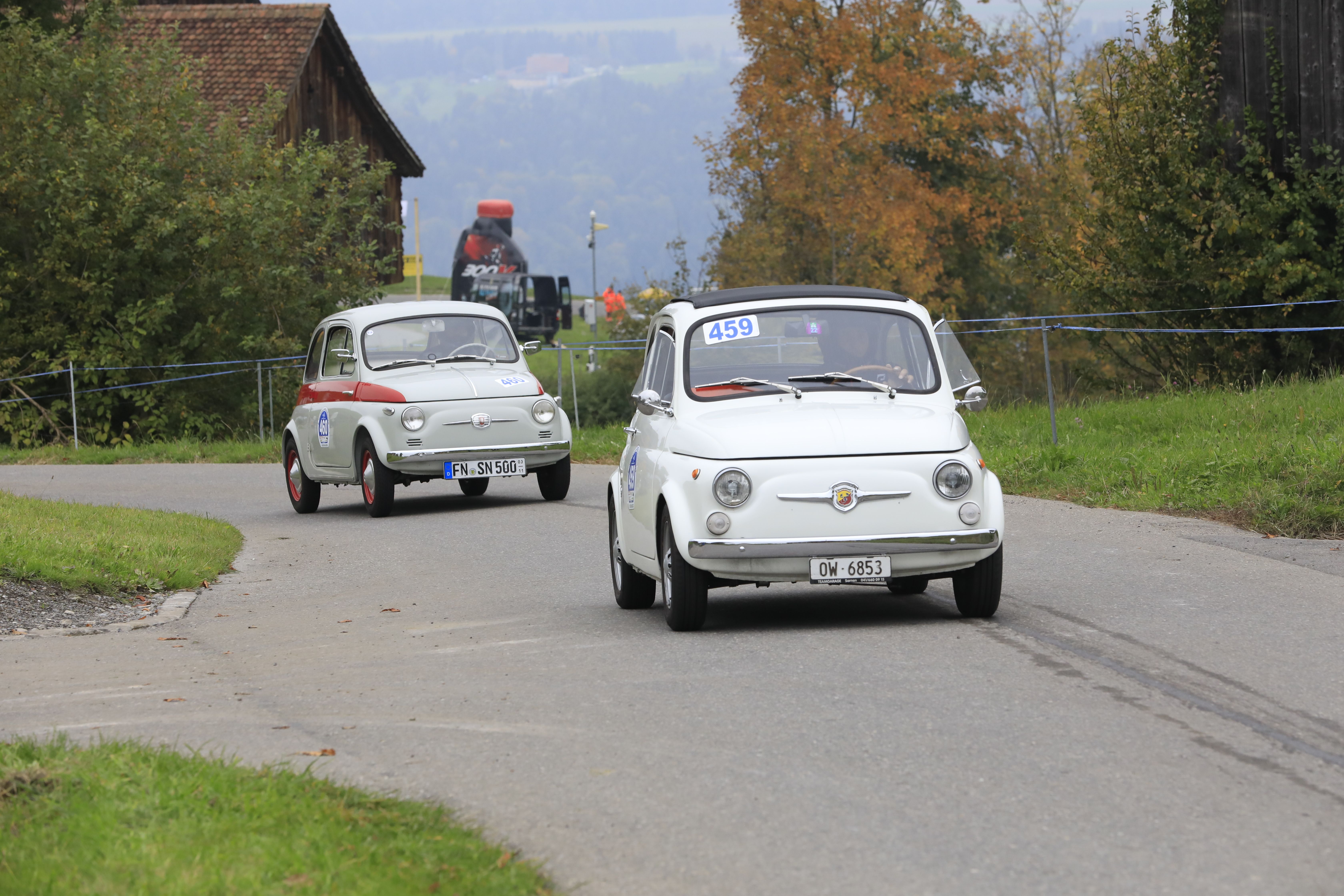 Fiat 500 on the Road