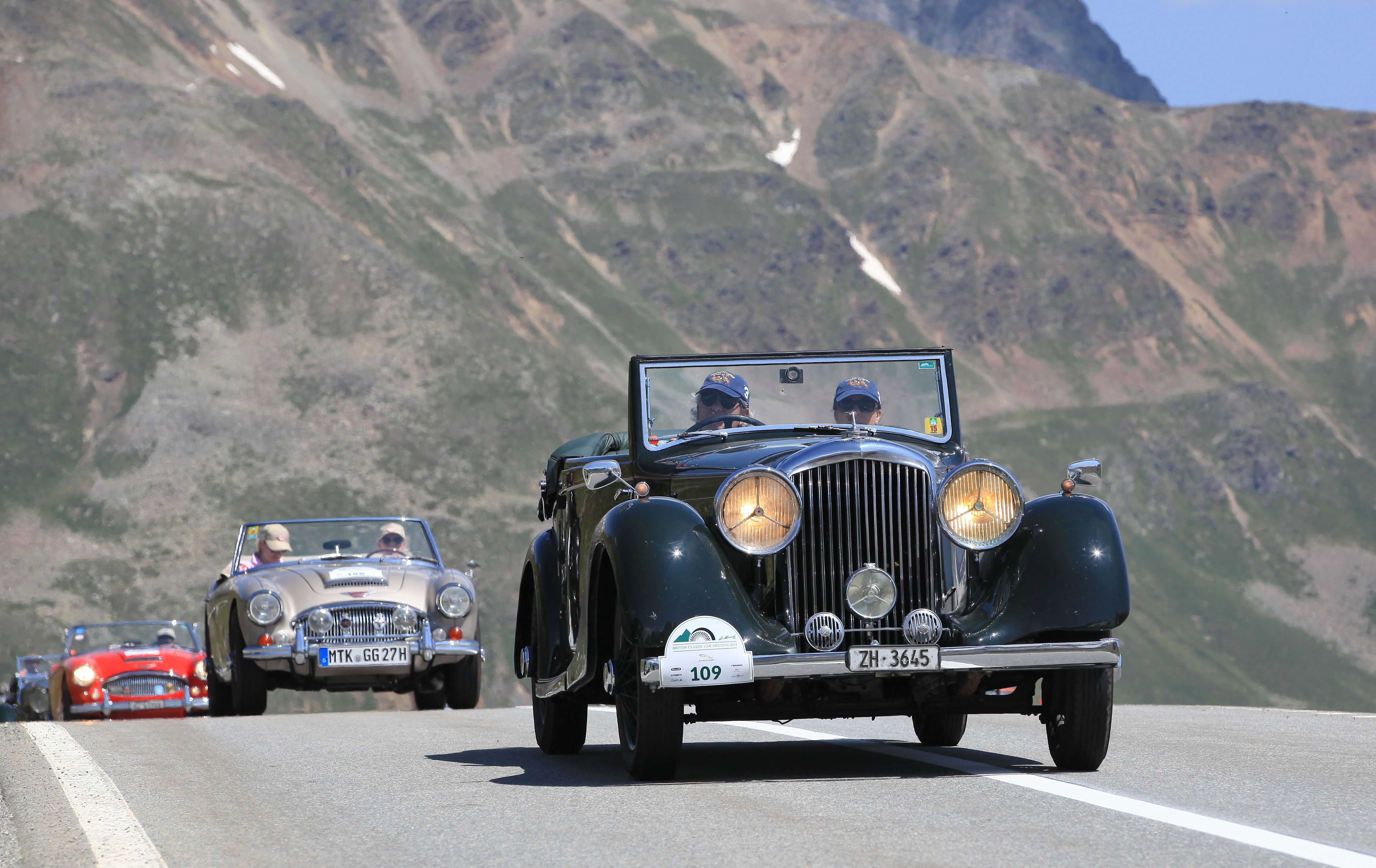 British Classic Car Meeting St. Moritz 2015