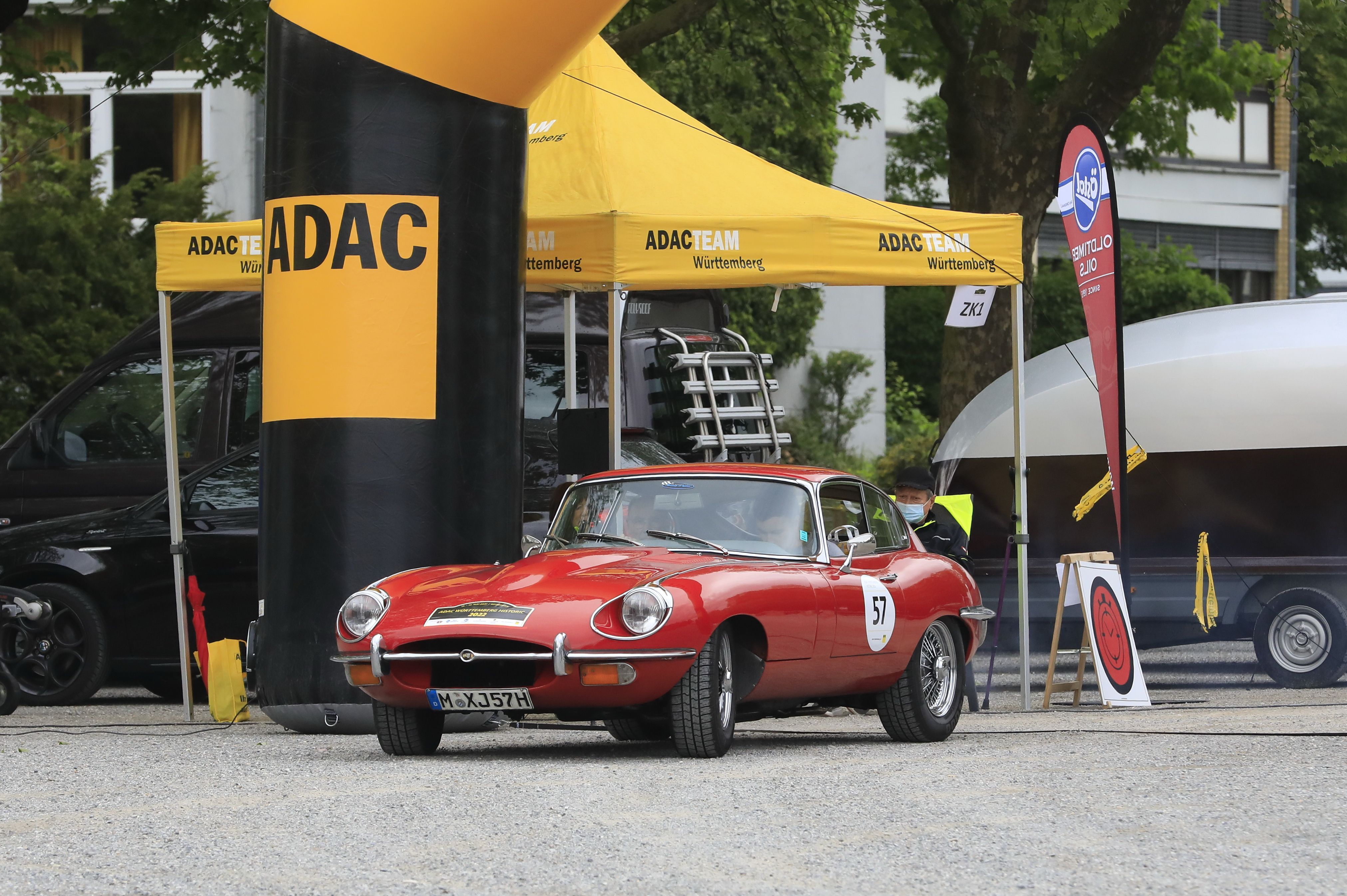 Jaguar an der ADADC Historic