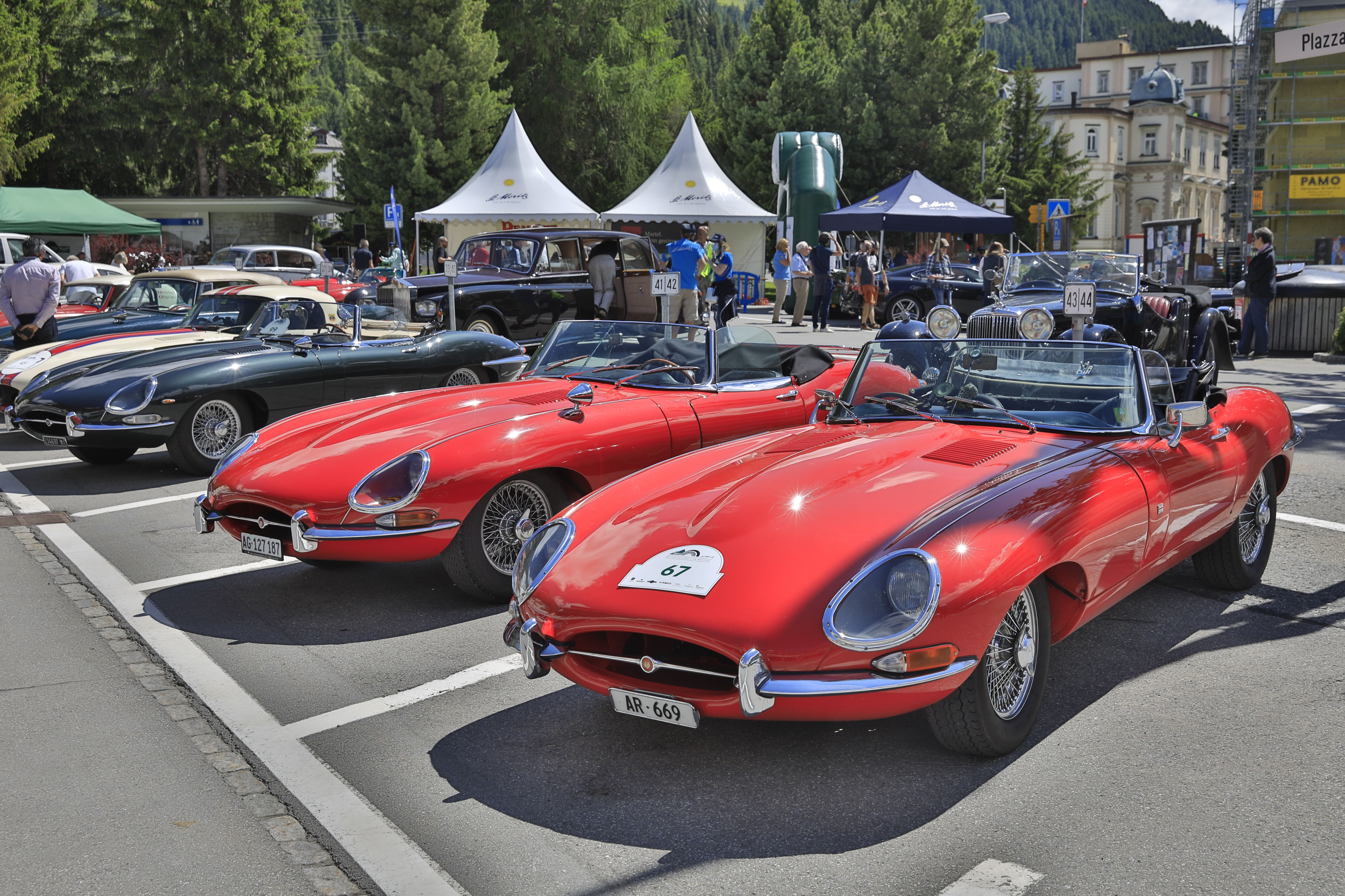 British Classic Car Meeting St. Moritz