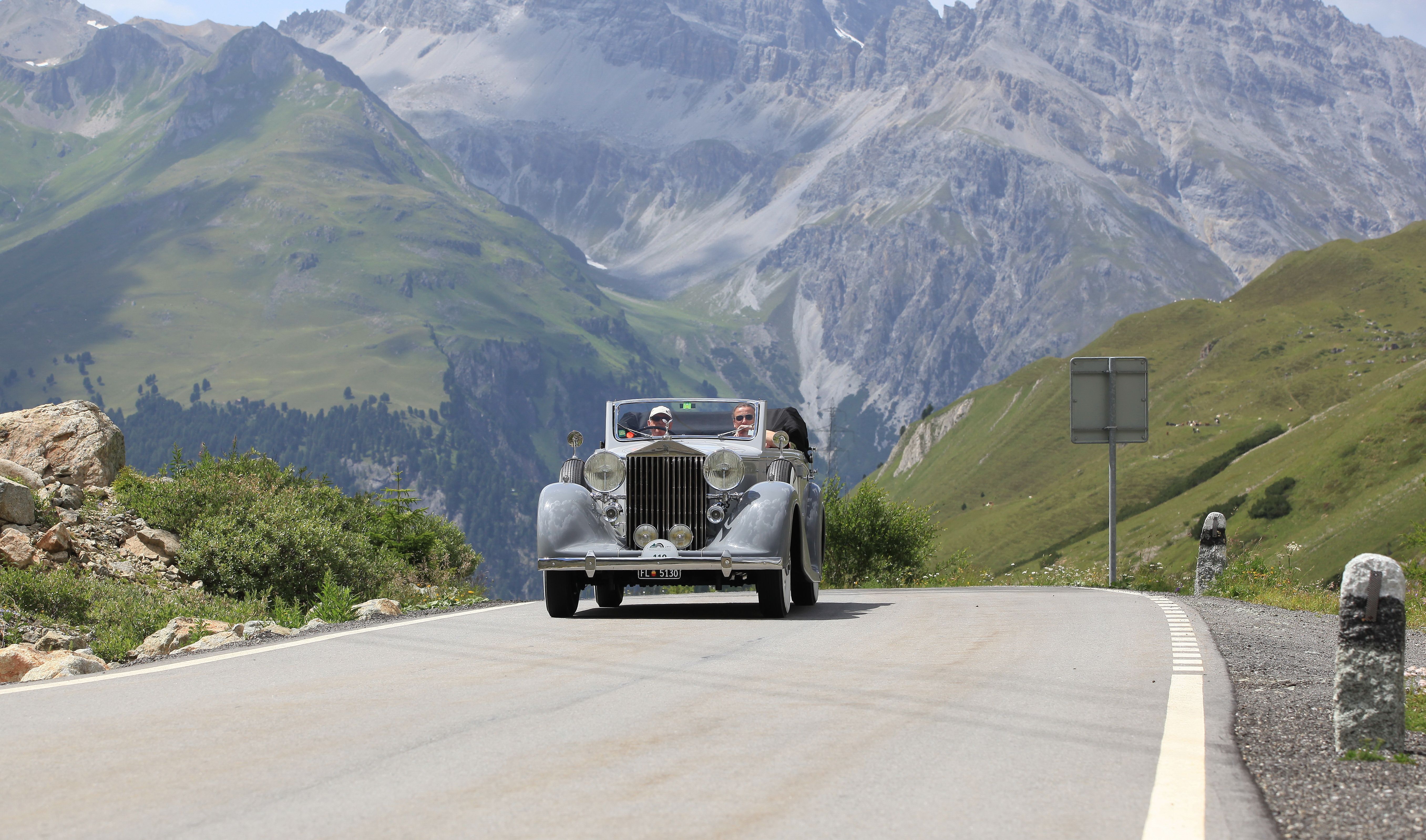 British Classic Car Meeting St. Moritz 2017